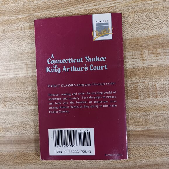 Connecticut Yankee in King Arthur's Court Twain Clemens 1984 B&W Pocket Classics - Picture 2 of 6